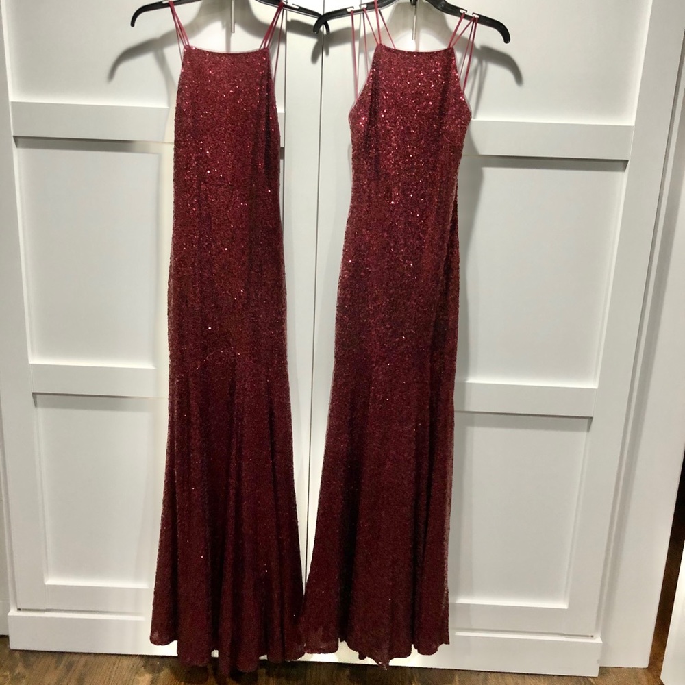 Thea Jessica Bridesmaid/Prom Dress in Garnet